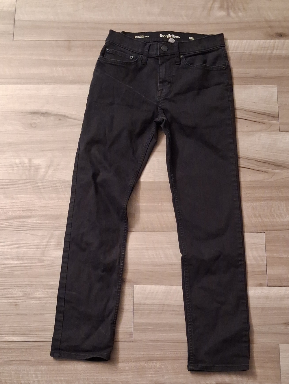 Goodfellow & Co Men's Slim Straight Black Jeans Suze 28W X 30L  (M)